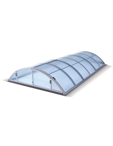 Cubierta telescopica KLASIK C 10.60 x 5.01 mts ALUMINIO - VULCANO Cubierta telescopica KLASIK C 10.60 x 5.01 mts ALUMINIO - VULCANO