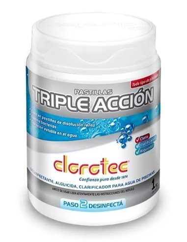 PASTILLAS TRIPLE ACCION CLOROTEC  X 1 KG