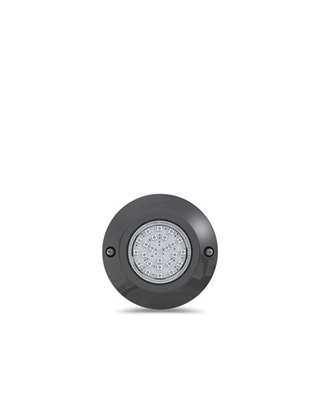Luminaria de piscina para adosar mediana black RGB 12W MEDUS