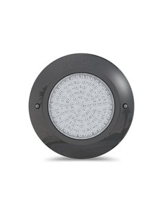 Luminaria de piscina para adosar grande Black RGB 18W MEDUS