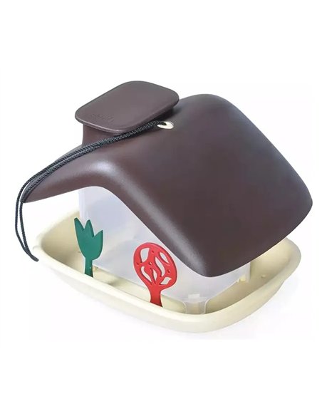 casa alimentadora de ave