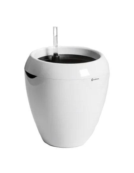 Maceta autoriego Calimera 17 cm color Blanco REHAU