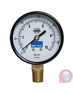 MANOMETRO USO GENERAL 63MM 14 KG - 200 lbs BEYCA