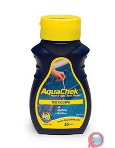 Aquachek (50 TIRAS PH - CL LIBRE - ALCALINIDAD)