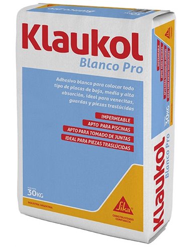 KLAUKOL PEGAMENTO BLANCO PRO X 30 KG