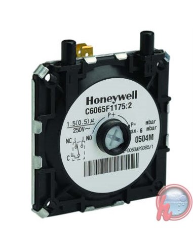 Presostato de aire C6065F1175B -6 mBar Honeywell