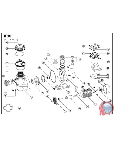 Tapa visora con tuerca IRIS - ESPA