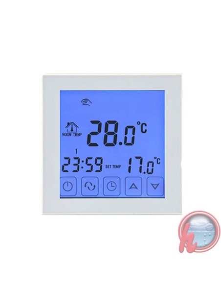 Termostato ambiente Panel Tactil HY03BW EUTERMA Termostato ambiente Panel Tactil HY03BW EUTERMA