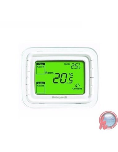 Termostato digital para fan-coil 2 tubos T6865H2WG-R Honeywell