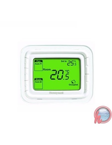 Termostato digital para fan-coil 2 tubos T6865H2WG-R Honeywell Termostato digital para fan-coil 2 tubos T6865H2WG-R Honeywell