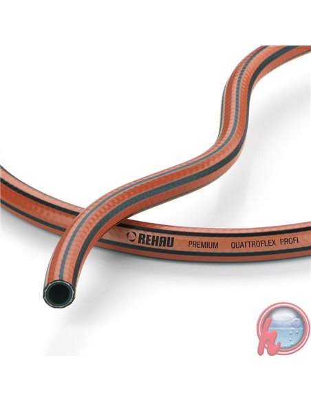 Manguera de Jardín Quattroflex Profi 3/4 X 40 mts REHAU