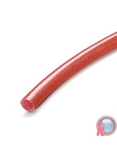 RAUFILAM ROJA 6 mm Manguera transparente con refuerzo textil para presión, aire y agua REHAU