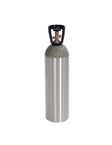 Cilindro de aluminio B20 para gas carbonico CO2 (10 kgs) - Catalina Cylinders