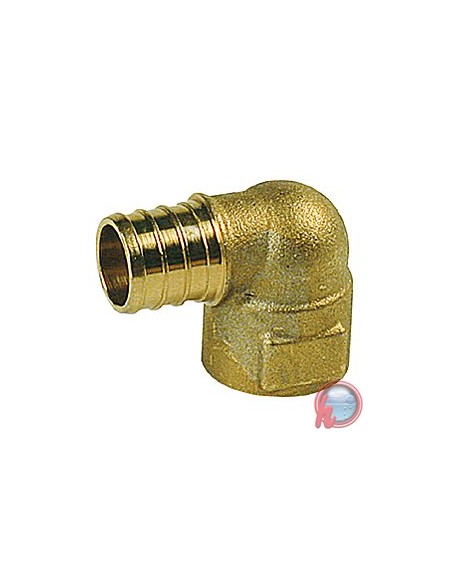 Racor a 90º rosca hembra1/2"x1/2" Giacomini