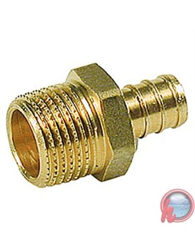 Racor recto Rosca macho 1/2"x1/2" Giacomini