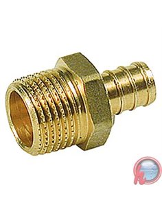 Racor recto Rosca macho 3/4"x1/2" Giacomini
