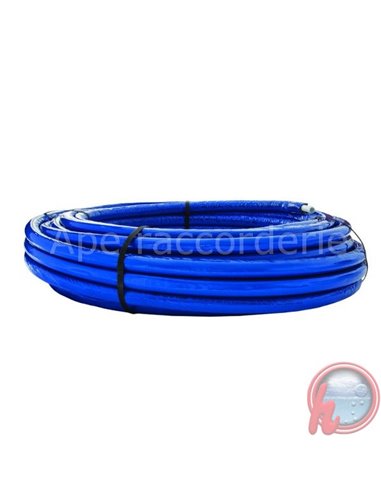 Tubo multicapa PEX / AL / PEX B 16 x 2.0 Aislamiento AZUL 6 mm APE