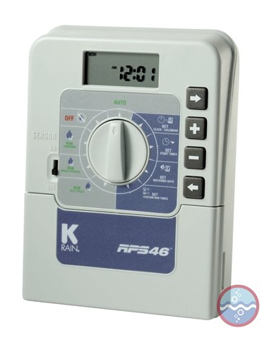 Programador de riego RPS46 de 4 estaciones K Rain (USA)