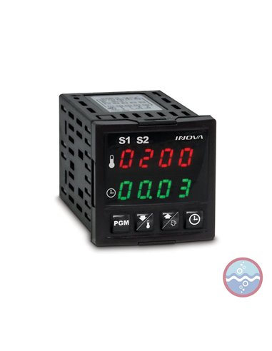 Controlador de Temperatura y temporizador INV-5822/J para termocupla J - INOVA